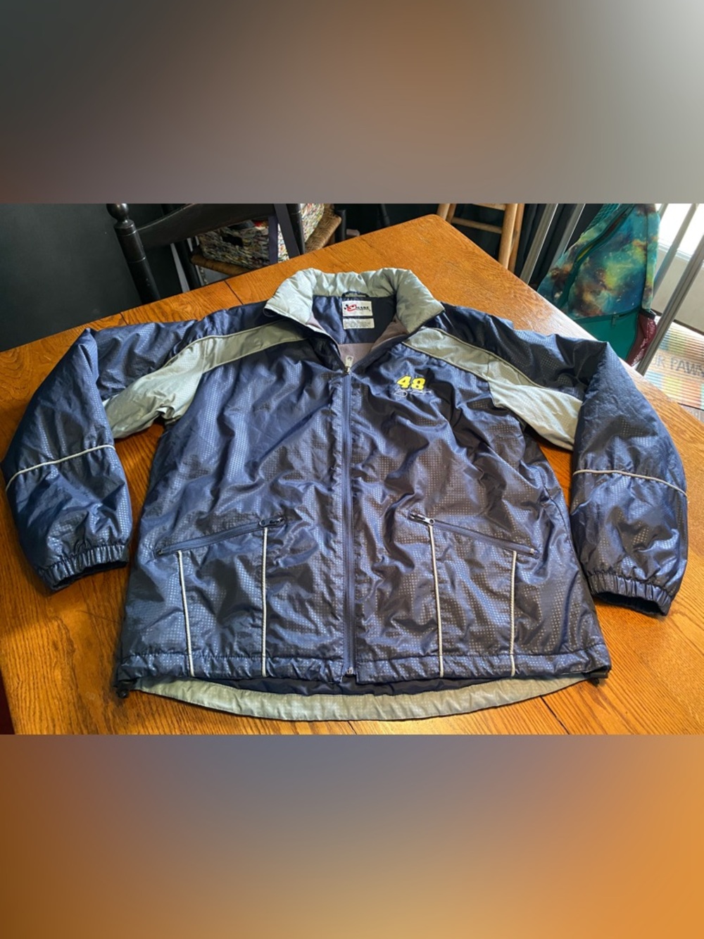 Chase Authentics Jimmy Johnson NASCAR jacket size large.